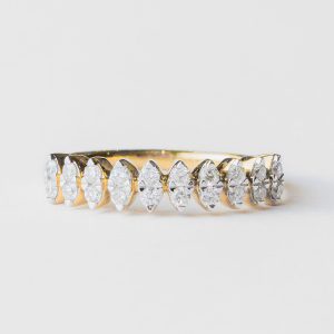 18k Yellow Gold Diamond Ring