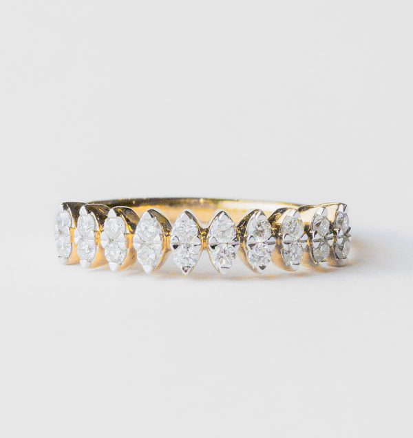 18k Yellow Gold Diamond Ring