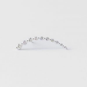 18k White Gold Diamond Earrings