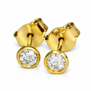 Solitaire Diamond Earrings
