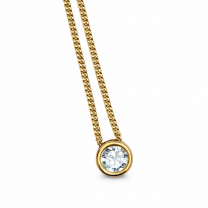 Solitaire diamond Pendant Necklace