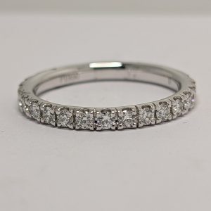 Platinum eternity band with 0.50ct diamonds