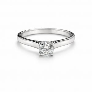 18ct white gold 0.50ct solitaire diamond